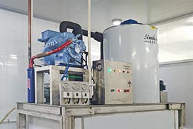 山東日照，日產(chǎn)5噸片冰機，用于海鮮水產(chǎn)加工
